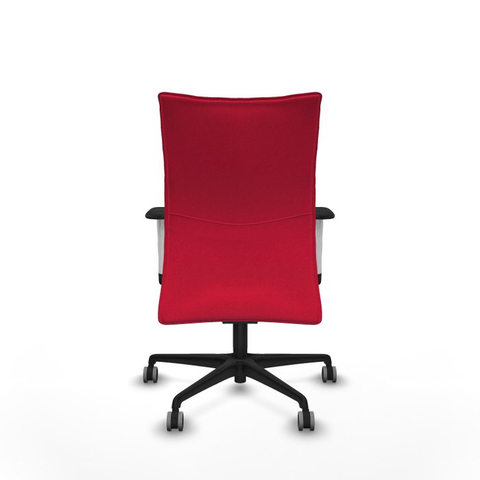 PIQUERAS Y CRESPO Silla Albacete Confidente Roja con Mecanismo Sincro PIQUERAS Y CRESPO Silla Albacete Confidente Roja con Mecanismo Sincro