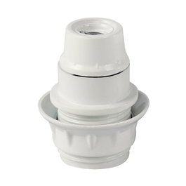 GSC Evolution Portalámparas de Baquelita Semiroscado E14 Blanco