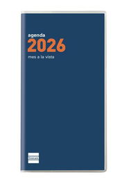 Agenda Anual (2026) Catalan Finocam Plana Coctel Cosida Tapa Pp Pl4 80X150 M/V Blau