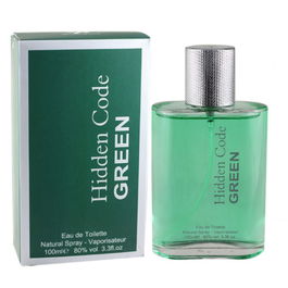 Hidden Code Green, Agua de Tocador, Para hombres, 100 ml