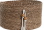 DKD Home Decor Cesta Basicos Set de 3 piezas Fibra Natural 30x30x15 cm