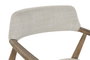 DKD Home Decor Sillón Item Home Fresno y Poliéster Acabado Decapé Crudo 57x74x58 cm (2 Unidades)