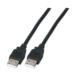 EFB Elektronik K5204.5 Cable USB 2.0 A-A de 5 m Negro