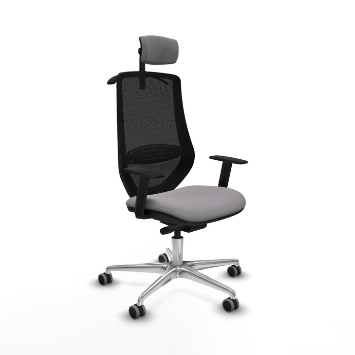PIQUERAS Y CRESPO Silla de oficina Mardos con mecanismo Sincro/Traslack Gris y Negro PIQUERAS Y CRESPO Silla de oficina Mardos con mecanismo Sincro/Traslack Gris y Negro