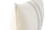 DKD Home Decor Cojin Tradicional India lino 1c25 Blanco Roto Natural 8 x 60 x 40 cm (2 Unidades)