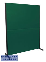 PIQUERAS Y CRESPO - Biombo oficina, ideal para espacios de trabajo, diseño fijo, perfecto para dividir áreas.