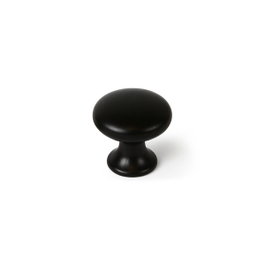 Rei Pomo para mueble modelo 760 de zamak negro mate ø25 mm (4 uds)