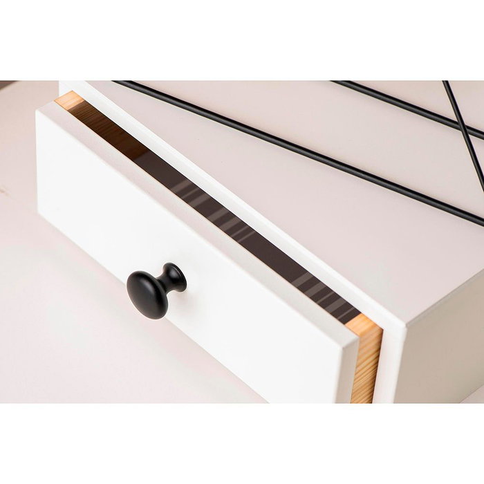 Rei pomo redondo mueble mod. 760 zamak negro mate ø25mm blister 4 unidades