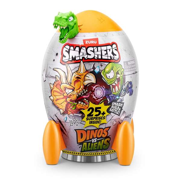 Zuru Huevo Dinosaurios vs Aliens Smashers, Construye y Lucha, Incluye 20 Sorpresas - Modelos Surtidos Zuru Huevo Dinosaurios vs Aliens Smashers, Construye y Lucha, Incluye 20 Sorpresas - Modelos Surtidos