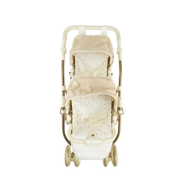 Muñecas Arias Coche Gemelar Reborn De Paris con Bolso