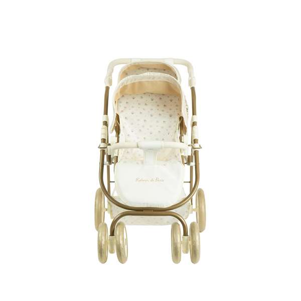 Muñecas Arias Coche Gemelar Reborn De Paris con Bolso