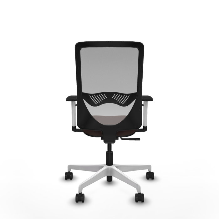 PIQUERAS Y CRESPO Silla de oficina Zulema con mecanismo Sincro, Marrón oscuro y Gris PIQUERAS Y CRESPO Silla de oficina Zulema con mecanismo Sincro, Marrón oscuro y Gris