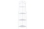 DKD Home Decor Estanteria Terraza Y Jardin Blanco Hierro 32 x 160 x 32 cm 4 Estantes