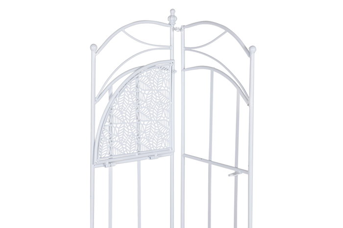 DKD Home Decor Estanteria Terraza Y Jardin Blanco Hierro 32 x 160 x 32 cm 4 Estantes