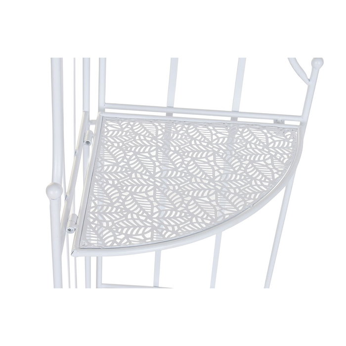 DKD Home Decor Estantería de Hierro Blanco 32x32x160 cm
