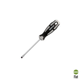 WOLFPACK LINEA PROFESIONAL Destornillador Plano Estampado Acero S2 1,0 x Ø 5,5 x 100 mm