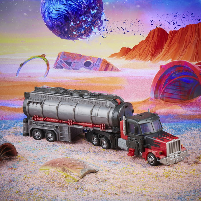 Hasbro F30615X0 Transformers Legacy Figura G2 Universe Laser Optimus Prime Articulada de 18 cm con Armas