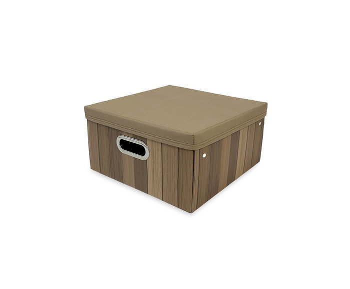 Inde Caja Multiu. Cartón T/Tnt 30 cm x 30 cm x 15 cm Confortime - Para almacenamiento y organización (12 Unidades)