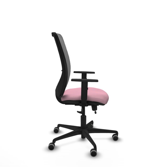 PIQUERAS Y CRESPO Silla de oficina Zulema Rosa y Gris PIQUERAS Y CRESPO Silla de oficina Zulema Rosa y Gris