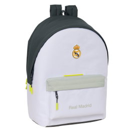 Safta Mochila Real Madrid Equipación 25/26 con USB y Portátil 15,6''