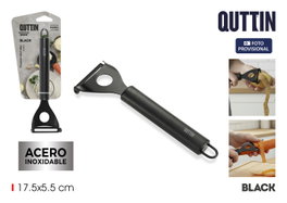 Inde Pelador Giratorio de Acero Inoxidable Black Quttin Modelo #-144- (24 Unidades)