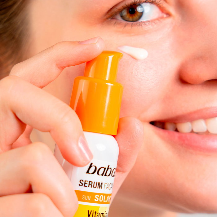 Babaria Serum Solar Facial Vitamina D SPF50+ Protector UVA UVB IR Luz Azul 30 ml Babaria Serum Solar Facial Vitamina D SPF50+ Protector UVA UVB IR Luz Azul 30 ml