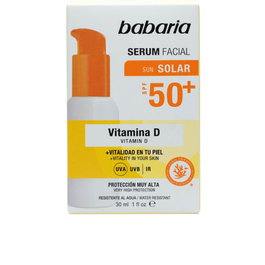 Babaria Serum Solar Facial Vitamina D SPF50+ Protector UVA UVB IR Luz Azul 30 ml