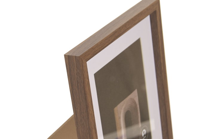 DKD Home Decor Marco de Foto 13x18 MDF Marrón