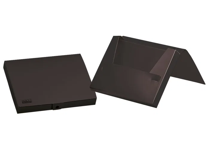 Liderpapel Carpeta Portadocumentos Negro Opaco con Gomas DIN A4 Liderpapel Carpeta Portadocumentos Negro Opaco con Gomas DIN A4