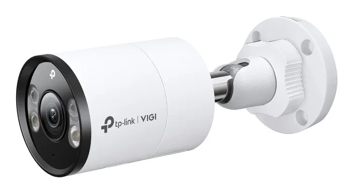 TP-Link VIGI S345 Cámara de Seguridad IP Bullet Exterior 4MP Full-Color con Visión Nocturna, IP67, Análisis de Personas/Vehículos, H.265+ y PoE