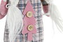 DKD Home Decor Figura de Poliéster Rosa y Blanco