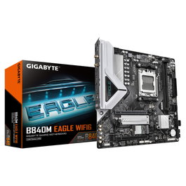 Gigabyte B840M EAGLE WiFi6 Placa Base AM5 mATX DDR5 para AMD Ryzen 7000/8000/9000 Series