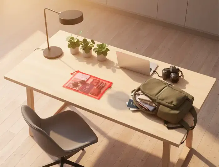 Liderpapel Bolsa Zipper Bag Multiusos Poliéster Transpirable DIN A5 Amarillo