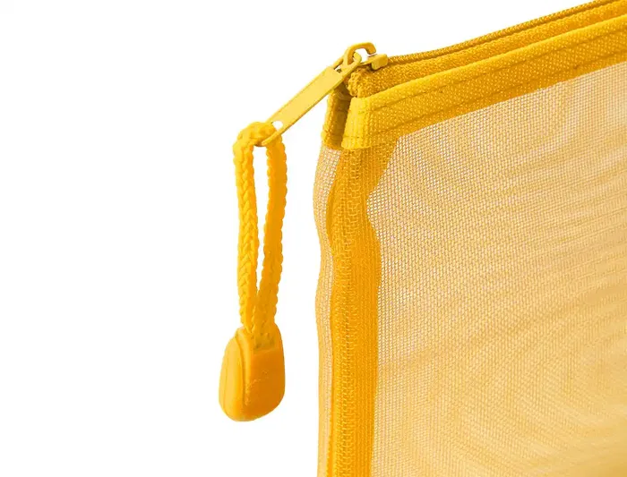 Liderpapel Bolsa Zipper Bag Multiusos Poliéster Transpirable DIN A5 Amarillo