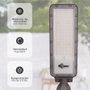 Longbia Farola solar LED Pro Line 8W 4000K IP65 Gris