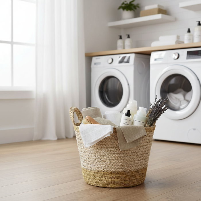 Inde Cesta Cónica Seagrass con Asas 30 cm (12 Unidades) Inde Cesta Cónica Seagrass con Asas 30 cm (12 Unidades)