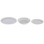 DKD Home Decor Set de Vajilla de Porcelana 18 Piezas Blanco