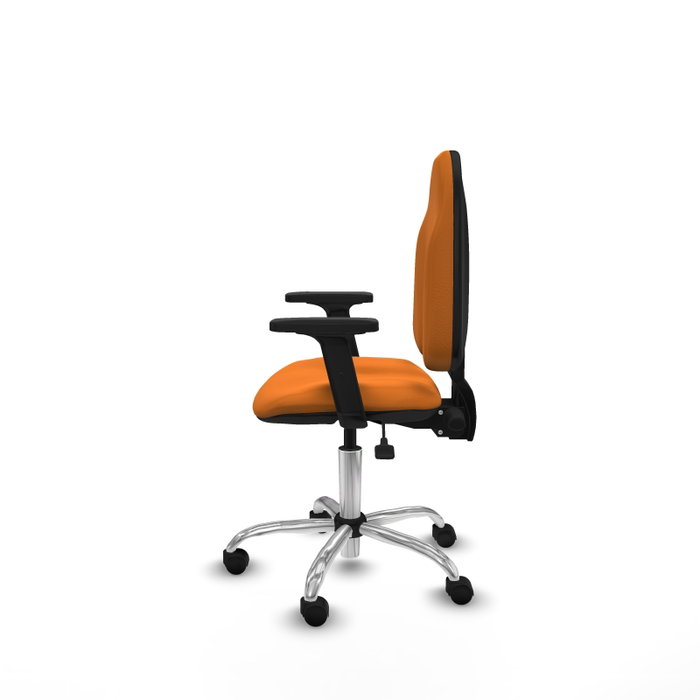 PIQUERAS Y CRESPO Silla de oficina Algarra Naranja con mecanismo Asincro PIQUERAS Y CRESPO Silla de oficina Algarra Naranja con mecanismo Asincro