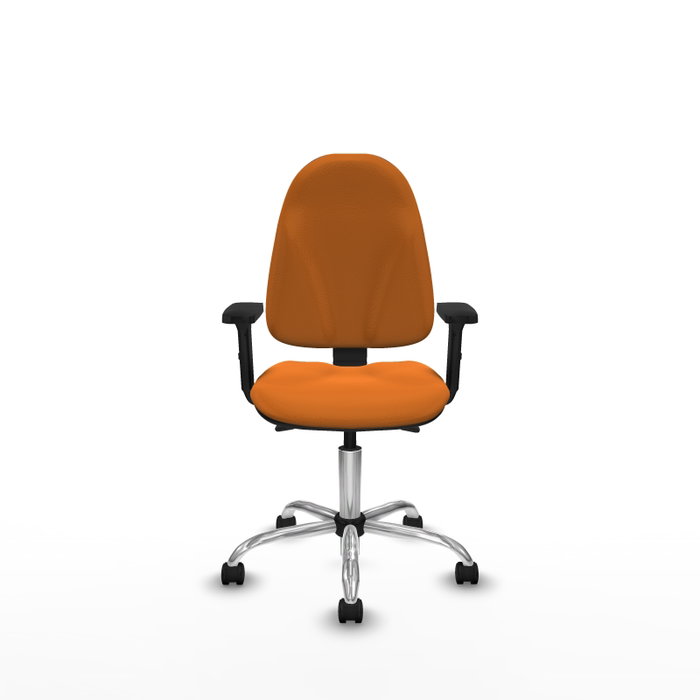 PIQUERAS Y CRESPO Silla de oficina Algarra Naranja con mecanismo Asincro PIQUERAS Y CRESPO Silla de oficina Algarra Naranja con mecanismo Asincro