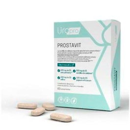 HERBORA Uro Prostavit 60 Comp: Semillas de Calabaza, Saw Palmetto, Epilobio para Función Urinaria y Próstata, Zinc, Selenio, Vitaminas B6, C, E
