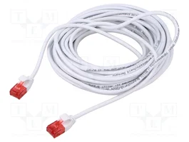 GOOBAY Patch cord Cat 6 U/UTP RJ45 10m blanco