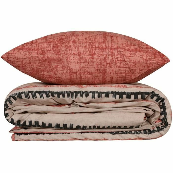 Aucune Juego de Cama Rojo con Funda Nórdica y 2 Fundas de Almohada Aucune Juego de Cama Rojo con Funda Nórdica y 2 Fundas de Almohada
