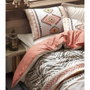 Aucune Juego de Cama Rojo con Funda Nórdica y 2 Fundas de Almohada