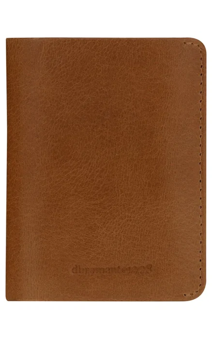 dbramante1928 BIATGT001679 Billetera de Cuero Marrón Monocromo, 8 Ranuras para Tarjetas y Ranura para Apple AirTag, Cierre Magnético