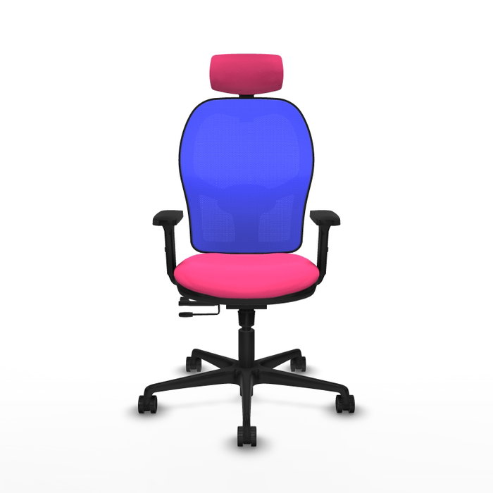 PIQUERAS Y CRESPO Silla de oficina Jorquera Sincro/Traslack Rosa y Azul PIQUERAS Y CRESPO Silla de oficina Jorquera Sincro/Traslack Rosa y Azul