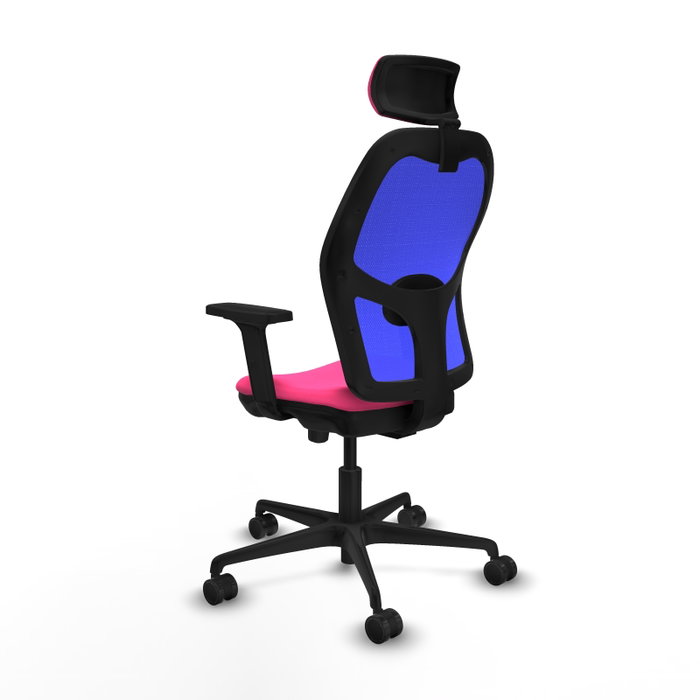 PIQUERAS Y CRESPO Silla de oficina Jorquera Sincro/Traslack Rosa y Azul PIQUERAS Y CRESPO Silla de oficina Jorquera Sincro/Traslack Rosa y Azul