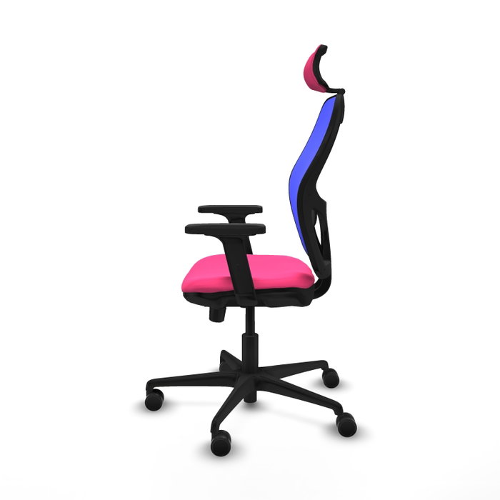 PIQUERAS Y CRESPO Silla de oficina Jorquera Sincro/Traslack Rosa y Azul PIQUERAS Y CRESPO Silla de oficina Jorquera Sincro/Traslack Rosa y Azul