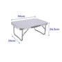 Marbueno Mesa Plegable de Aluminio para Camping y Playa