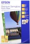 Epson Premium Semi-Gloss Photo Paper 10x15 cm, 50 hojas, Blanco