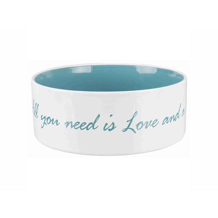 Comedero para Perro Trixie Pet's Home Azul Crema Ø 12 cm 300 ml